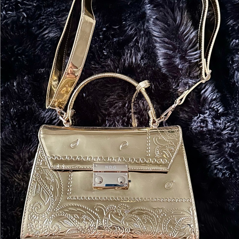 NDG Paris Le Paisley Mini Bag - Gold
